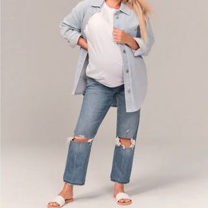 Abercrombie and Fitch maternity jeans. Size 28